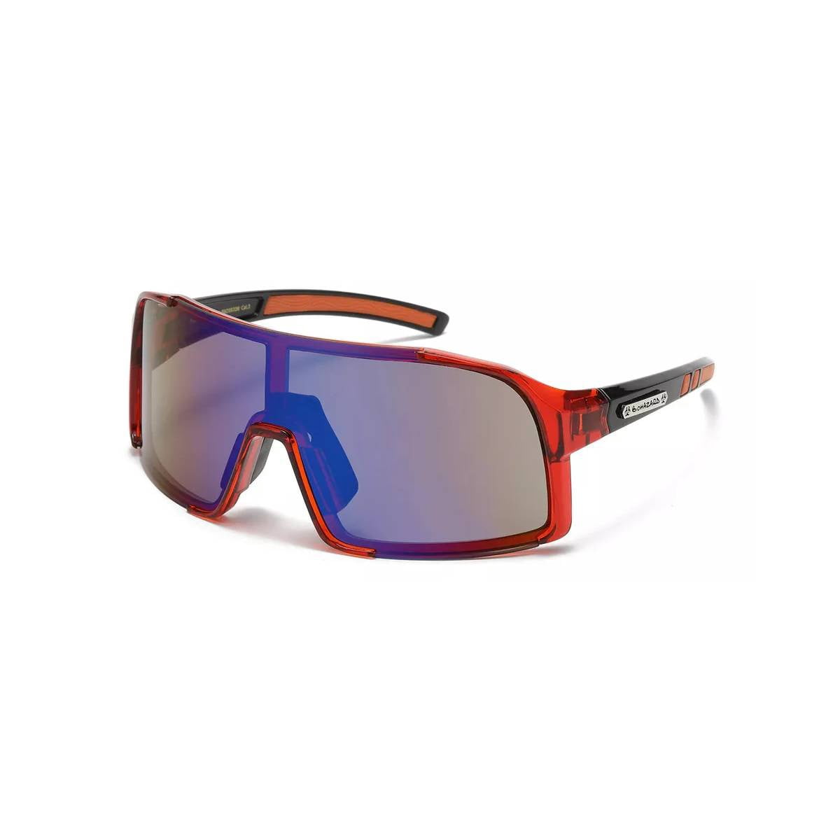 Oversized Futuristic Shield Wrap-Around Sunglasses - XL  display picture 2