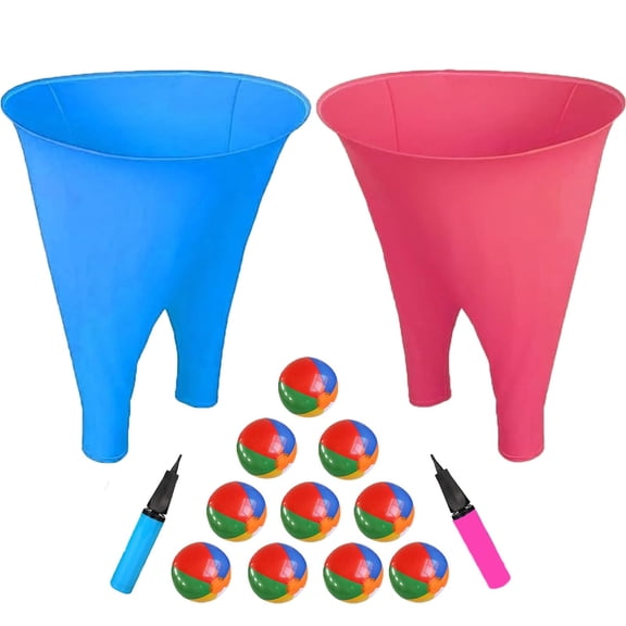 Oversized Giant Granny Pants Yard Game Red+Blue For Outdoor Parties & Field Days