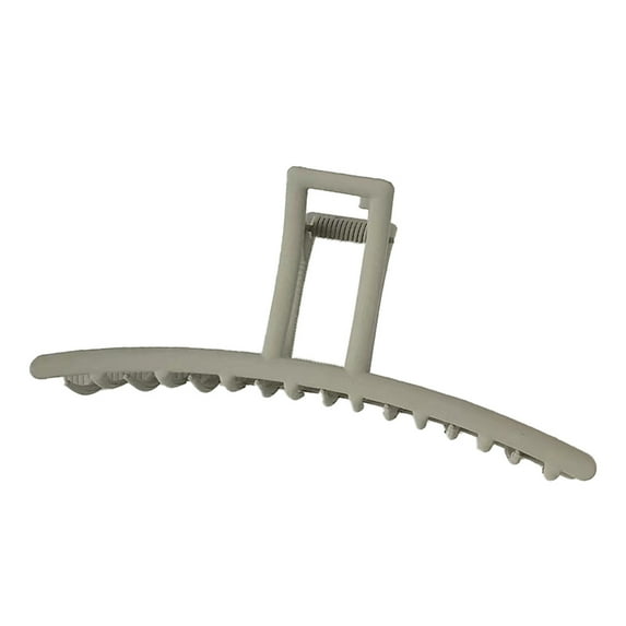 Oversized Grab clip Temperament frosted metal Shark Clip Hairpin Headwear Hair grab hairpin femalelight green
