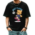 thumbnail image 1 of Oversized Graphic Tees for Men Summer New Streetwear Trendy Sports Shirt 5X-Large, 1 of 1