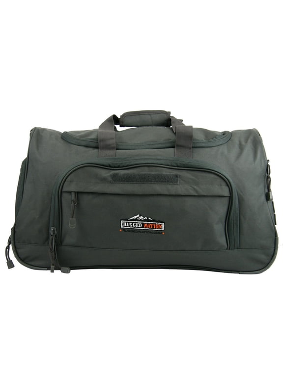 Oversized Grey Tactical Travel Duffel Bag Sports Gym Locker Pack Military Sack