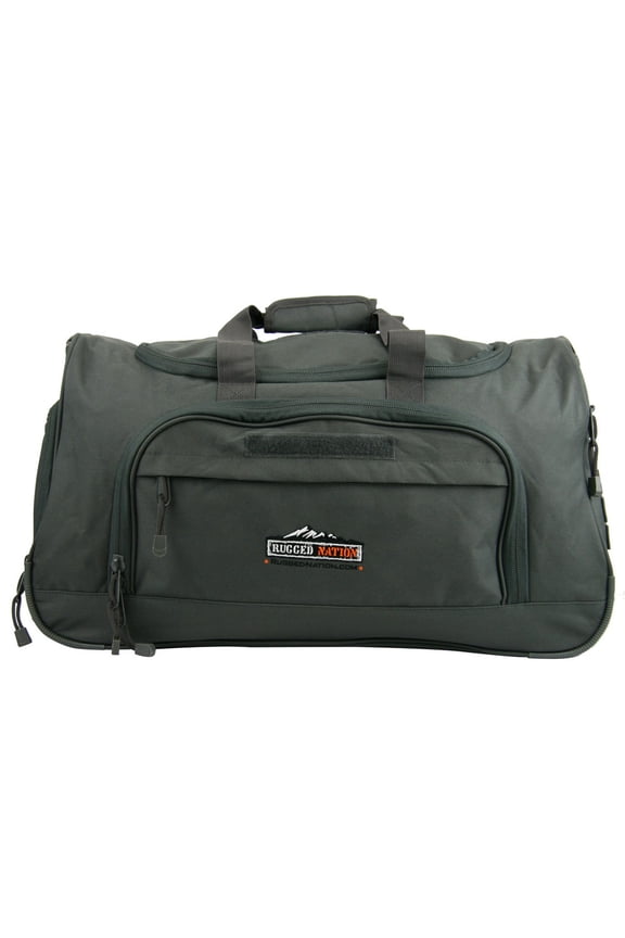 Oversized Grey Tactical Travel Duffel Bag Sports Gym Locker Pack Military Sack
