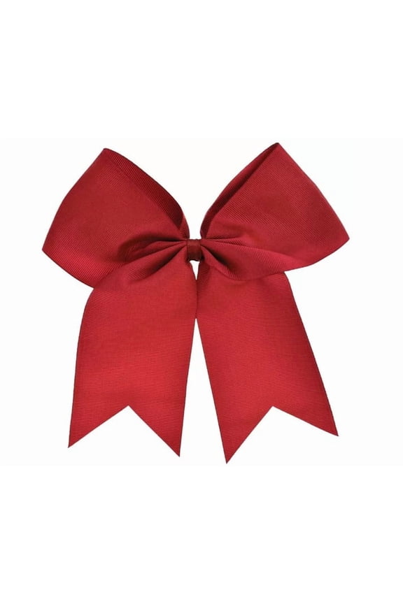 Oversized Hair Bow - Clip On - 80's - Costume Accessory - One Size - Red