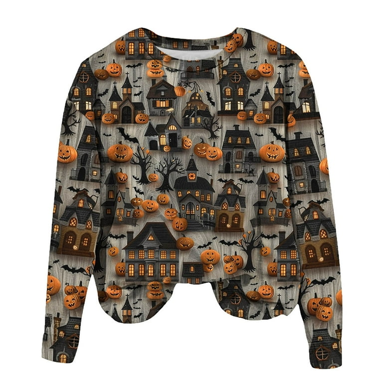 Oversized halloween sweatshirt sale