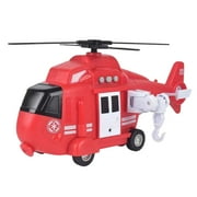 Oversized Helicopter Toy with Lights and Music - Simulation Airport Model for Kids - Fun Inertial Helicopter Toy for Boys and Girls