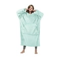 thumbnail image 1 of Catalonia Full Body Oversized Blanket Hoodie Sweatshirt, Extra Long Wearable Fleece Pullover, Gift for Adult Men Women Wife Girlfriend, 1 of 7