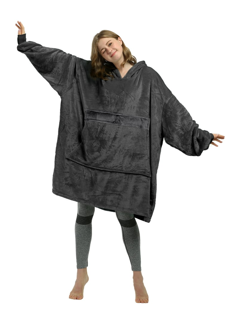 Catalonia Oversized Hooded Blanket Sweatshirt, Soft Warm Fleece