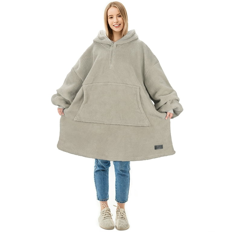 Poncho Womens Activewear Catalonia Oversized Hoodie Blanket