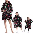 thumbnail image 1 of Oversized Hoodie Blanket Wearable Blanket Sweatshirt Plush Warm Cozy Fleece Top for Women Men Kids, 1 of 6