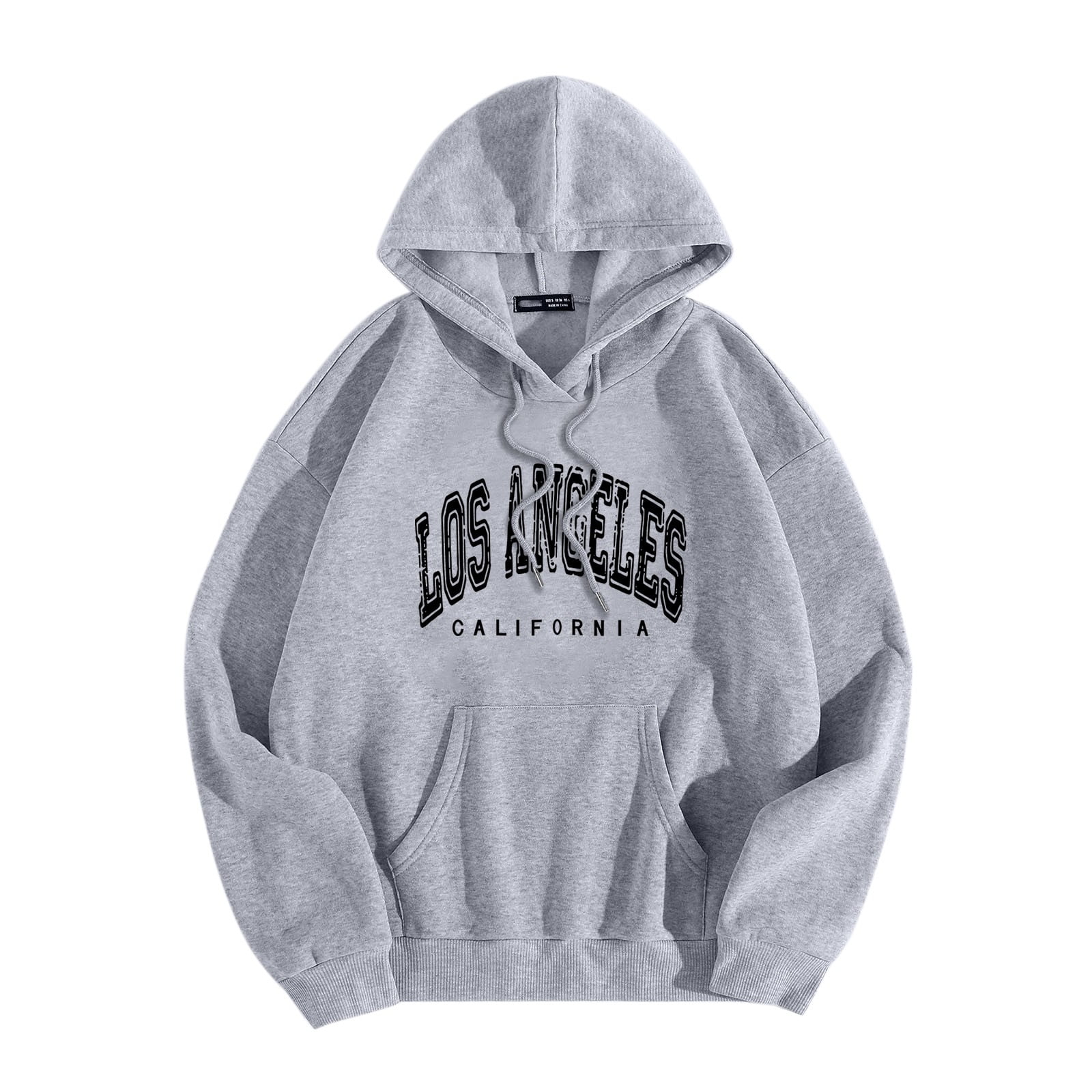 Oversized Hoodie For Women Trendy College Sweatshirts Letter Graphic Hooded Print Crew Neck Long Sleeve Tops Fall Outfits For Women