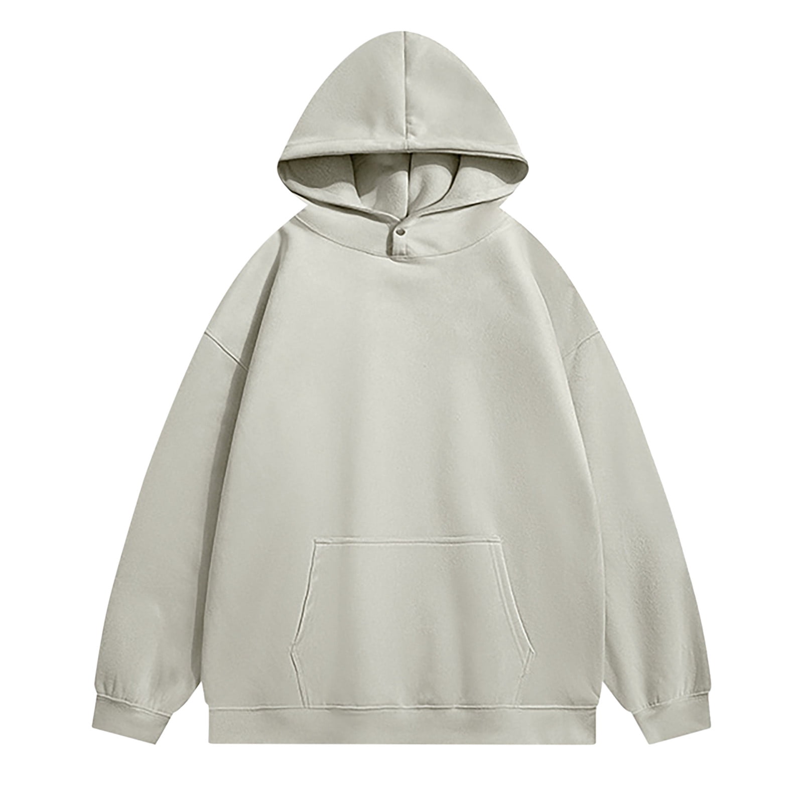 Oversized Hoodie Men Mens Comfortable Fashion Casual Solid Color Simple Hooded Hoodie Plus Size Summer Outfits Graphic Hoodies Color Green Size 2XL Walmart