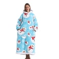 thumbnail image 1 of Oversized Hoodie Sweatshirt Wearable Blanket, Super Soft Warm Comfortable Blanket for Women Men Best Gift with big Pocke, 1 of 1