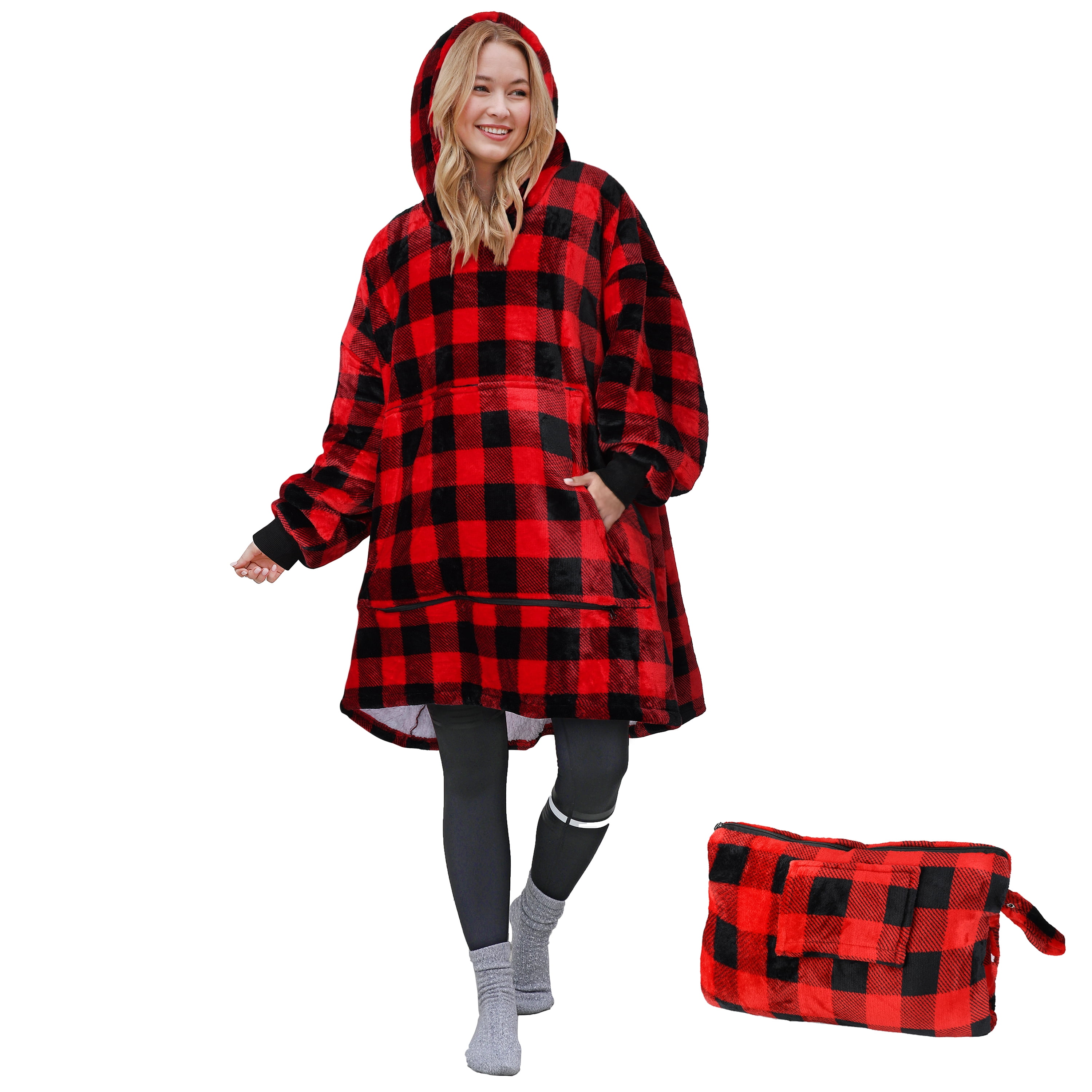 Cheetah Leopard Print Oversized Hoodie Sweatshirt, Wearable Sherpa Blanket  Pullover, Soft Warm Comfortable Portable Travel Sweater Pillow for Adults  Men Women, Gift for Her - Walmart.com