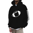 thumbnail image 1 of Oversized Hoodie Sweatshirts for Men Long Sleeve Heavyweight Hoodies Pullover Vintage Mens Acid Wash Sweaters Clothes 2025 2026 (Black-f, XL), 1 of 5