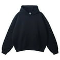 thumbnail image 1 of Oversized Hoodie Sweatshirts for Women Couples Heavyweight Hoodies Warm Sweaters Pullover, 1 of 6