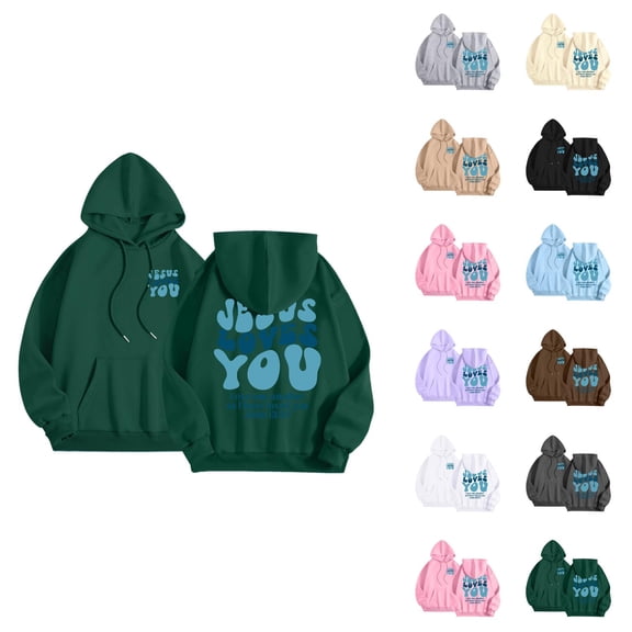 Oversized Hoodie Womens Hoodie Casual Sweatshirt Lightweight Zip Up Hoodie Women Women's Letter Print Hoodies Long Sleeved Hoodie With Pockets