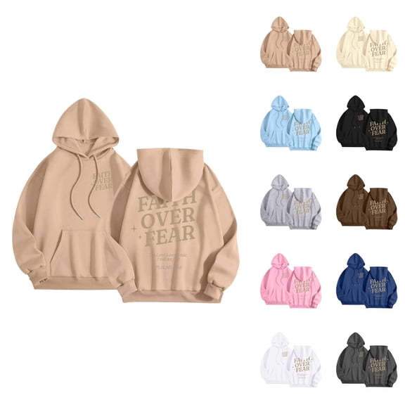 Oversized Hoodie Womens Hoodie Lightweight Sweatshirt Casual Wear Zip Up Hoodie Women's Letter Print Hoodies Long Sleeved With Pockets Hoodie