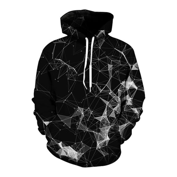 Oversized Hoodies Sweatshirts for Men Drawstring Graphic Print Sweatshirts Xmas Rapper Cool Things Stuff Black Red Pullover Adult Casual Hooded Shirts With Pocket