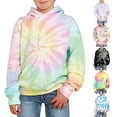 thumbnail image 1 of Oversized Hoodies for Toddlers Cool Hoodies For Boys Girls 3D Printed Pullover Sweatshirts Novelty Pattern Hoodies Sweatshirts Fall Clothes Stylish Butterfly Shirt Size 6-18 Tie Dye, 1 of 3