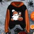 thumbnail image 1 of Oversized Hoodies for Women Cute Pumpkin Printed Ghost Spooky Season Halloween Sweatshirts Loose Fit Casual Long Sleeve Pullover Sweaters Fall Winter Y2K Outfits 2025, 1 of 3