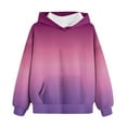 thumbnail image 1 of Oversized Hoodies for Girls Boys Fashion Casual Fall Long Sleeve Gradient Printed Sweatshirts Big Kids Travel Pullover, 1 of 5