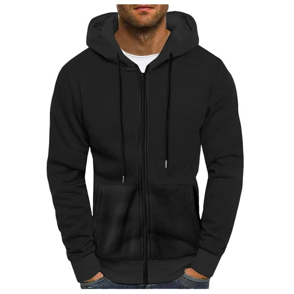 Oversized Hoodies for Men,Color Block Hoodie Autumn Winter Pullover Thread Drawstring Casual Comfortable for Daily,Men Sweatshirts,03 Black,M