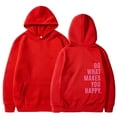 thumbnail image 1 of Oversized Hoodies for Women Casual Pullover Hooded Sweaters with Pockets Long Sleeve Graphic Sweatshirts Winter Loose Top (Red 2XL), 1 of 7