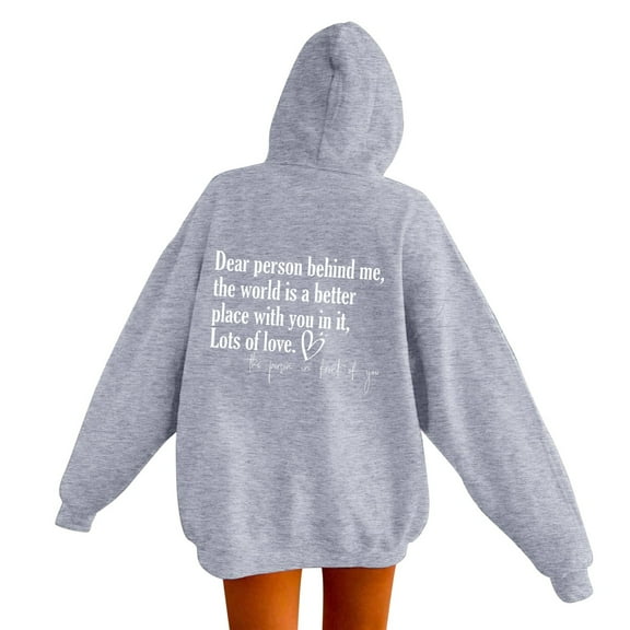 Oversized Hoodies for Women Christian Faith Jesus Letter Graphic Sweatshirts Long Sleeve Pullover Tops Preppy Clothes