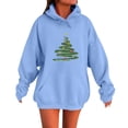 thumbnail image 1 of Oversized Hoodies for Women Drawstring Hoodie Loose Preppy Sweatshirt with Pocket Womens Pullover, 1 of 8
