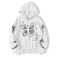 thumbnail image 1 of Oversized Hoodies for Women Loose Spring Crewneck Fashion Sweatshirts Butterfly Print Long Sleeve Fall Casual Tops, 1 of 3