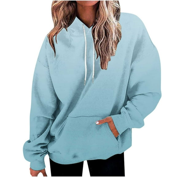 Oversized Hoodies for Women Plus Size Drawstring Graphic Hoodie Loose Sweatshirt with Pocket Womens Pullover