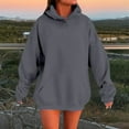 thumbnail image 1 of Oversized Hoodies for Women Pullover Sweatshirts Fall Outfits Tops (GY1 XXL), 1 of 4