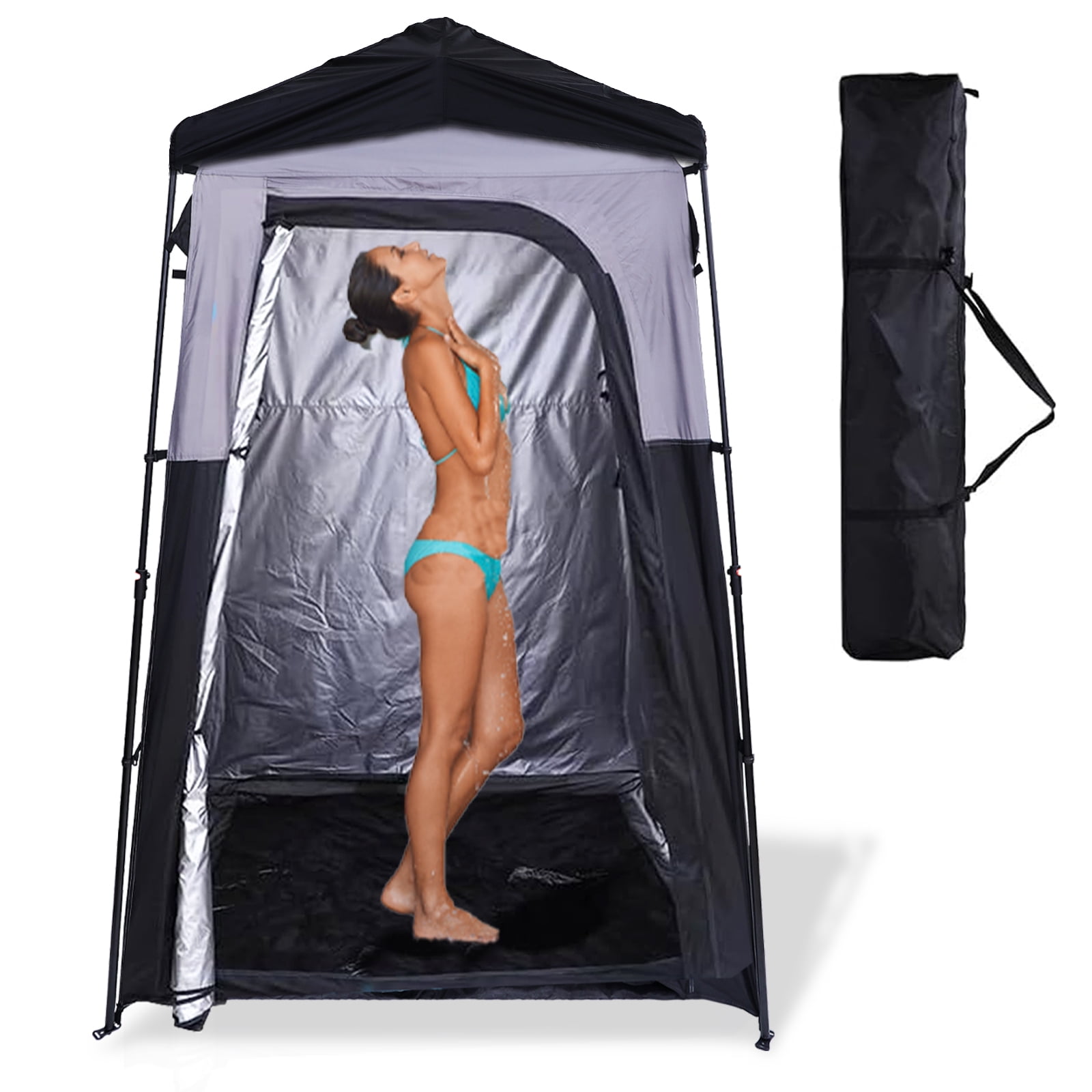 Oversized Instant Pop-Up Privacy Tent for Camping, Outdoor Showers, and Toilets (1 Room)