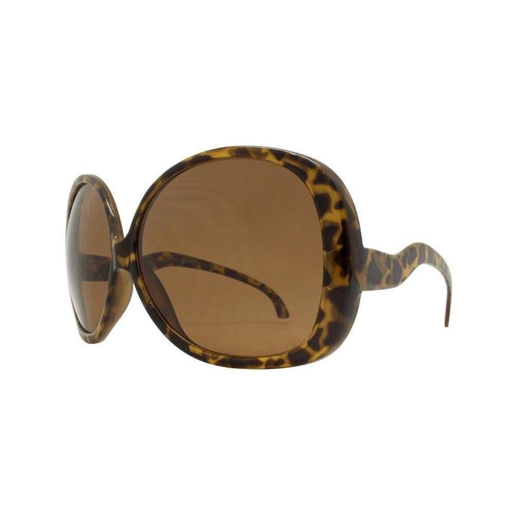 Oversized Jackie O Round Dark Lens Sunglasses - Walmart.com display picture 3