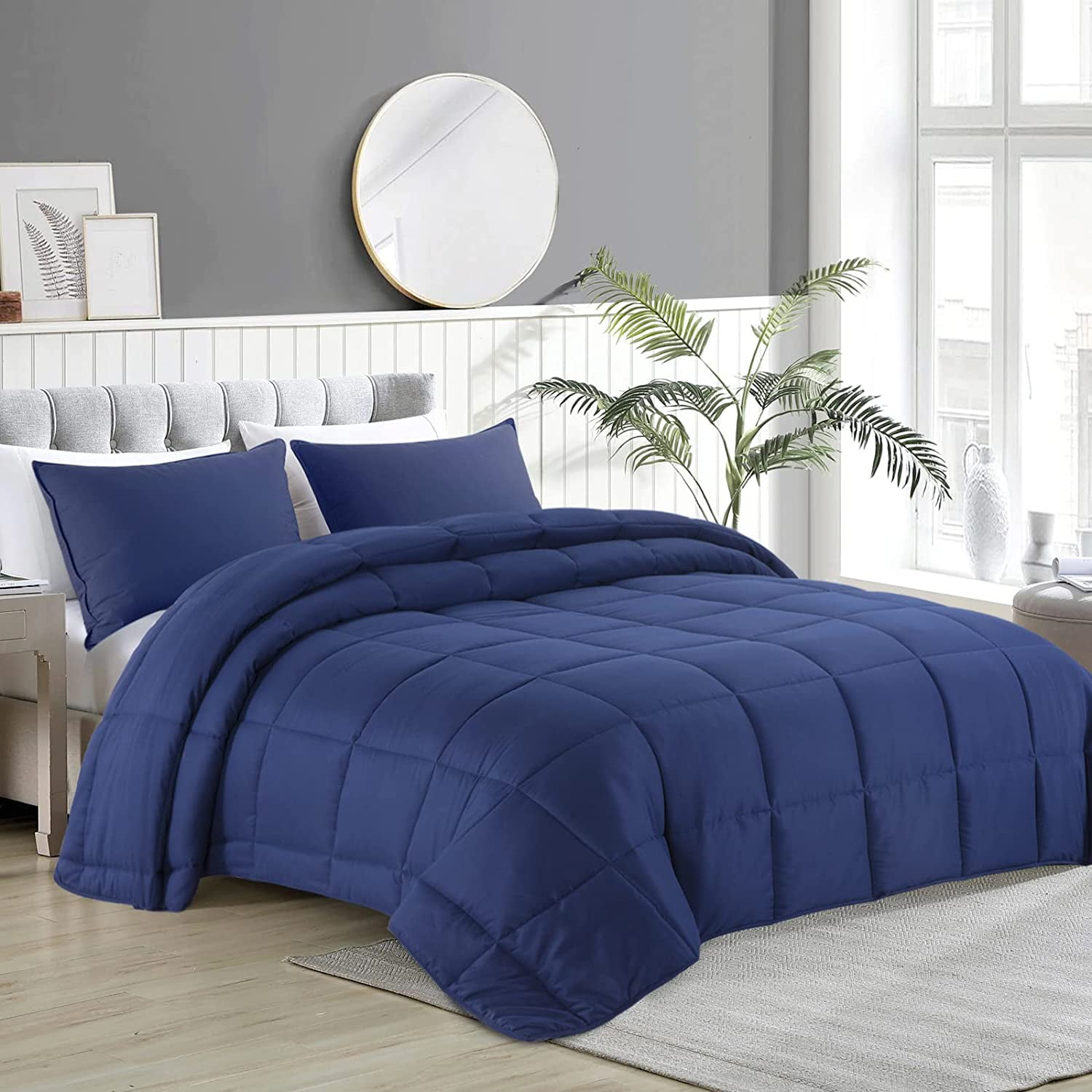 Oversized King Comforter 120x120 Lightweight Down Alternative Comforter