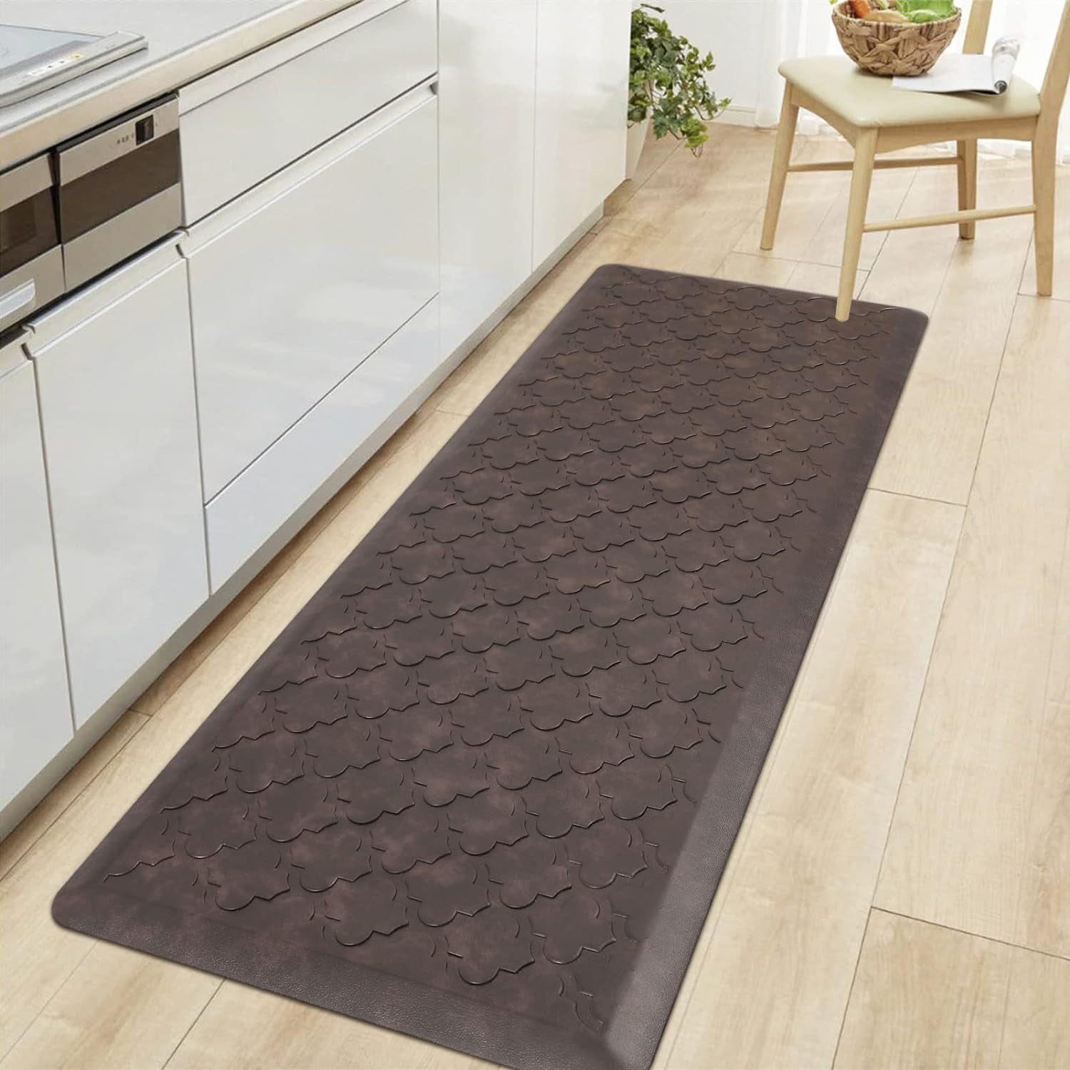 Oversized Kitchen Mat Cushioned Anti Fatigue Comfort Floor Mat 17.3"x48
