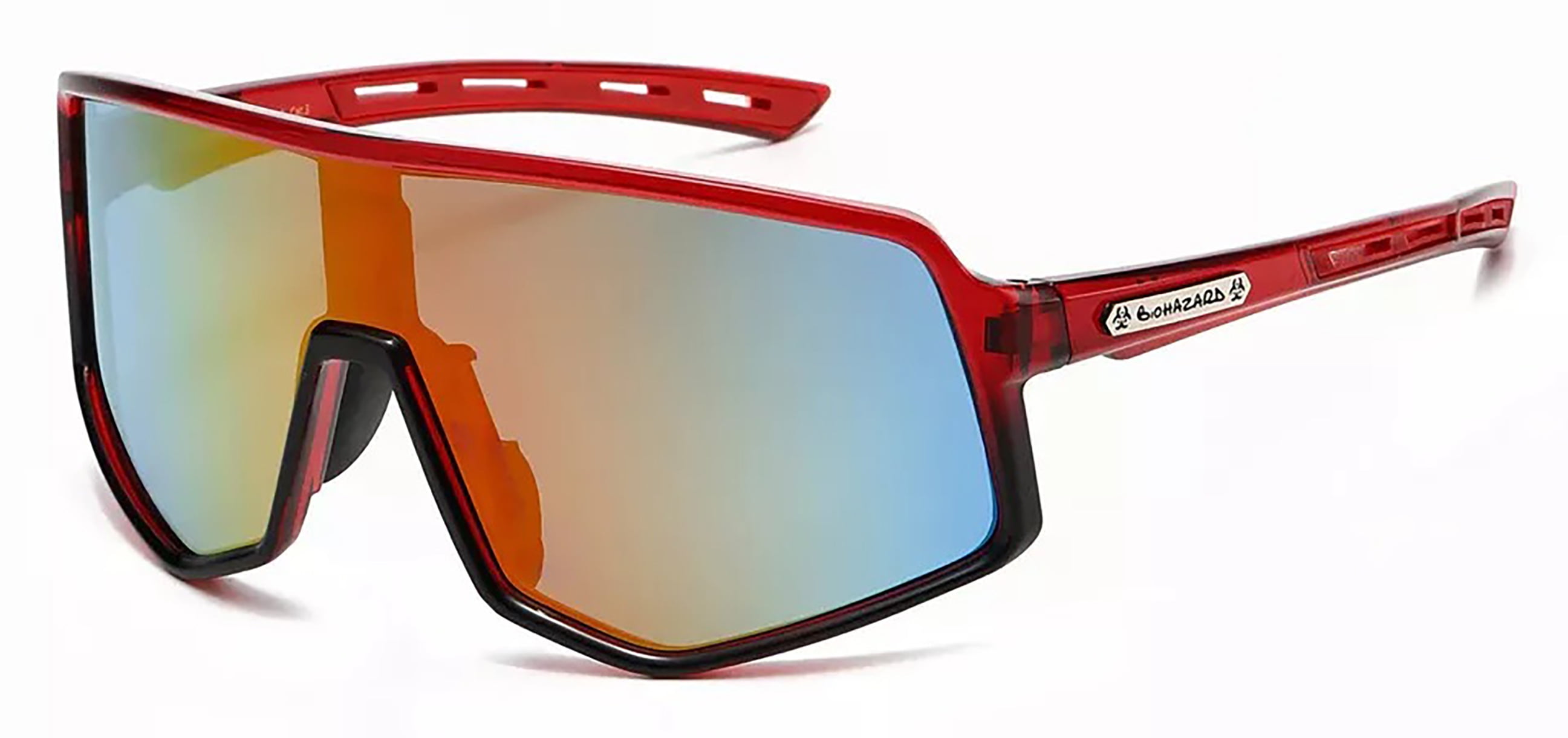 Polarized Oversized Shield Sports Sunglasses for Running Cycling Baseball POLASUP Cycling Series X9932 Polarized Sport Sunglasses for  main image 2