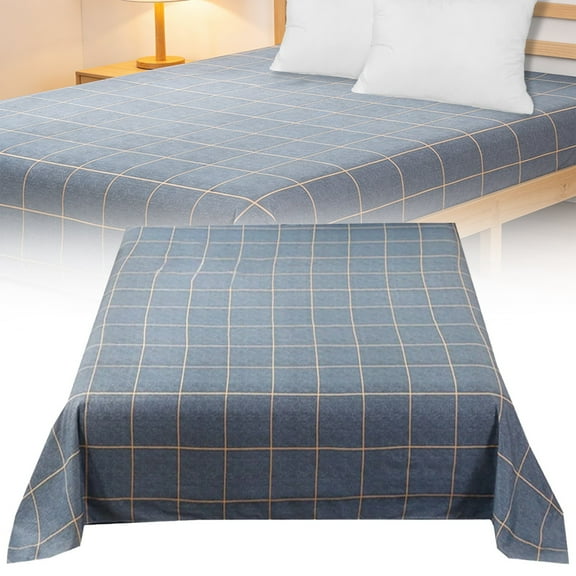 Oversized Lightweight Summer Comforter, Queen Size, All-Season, Classic Geometric Pattern, Soft Microfiber Lightweight Bedding