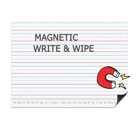 Oversized Magnetic Erasable Writing Board 17x23 Inches for Classroom Home Learning Spelling Practice Math Drawing