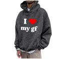 thumbnail image 1 of Oversized Men Women Hoodies Sweatshirts Valentine's Day I Love My Girlfriend Letter Print Long Sleeve Pullover Tops 2026 Trendy, 1 of 4