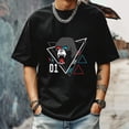 thumbnail image 1 of Oversized Men's T Shirt Summer New Trendy Fashion Sweatshirt Round Neck Pattern Tee 5XL, 1 of 1
