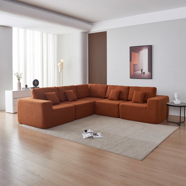 Oversized Modular Sectional Sofa Set, Convertible U Shaped Sofa Couch