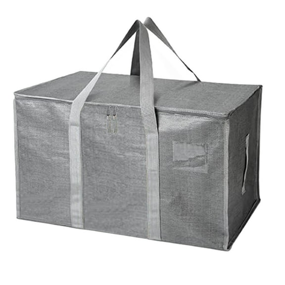 Oversized Moving Storage Bag With Reinforced Handles, Heavy Duty Tote For Clothes And Moving Supplies, Foldable And Waterproof Design 27.2X13.8X15.0In 0.70Lb
