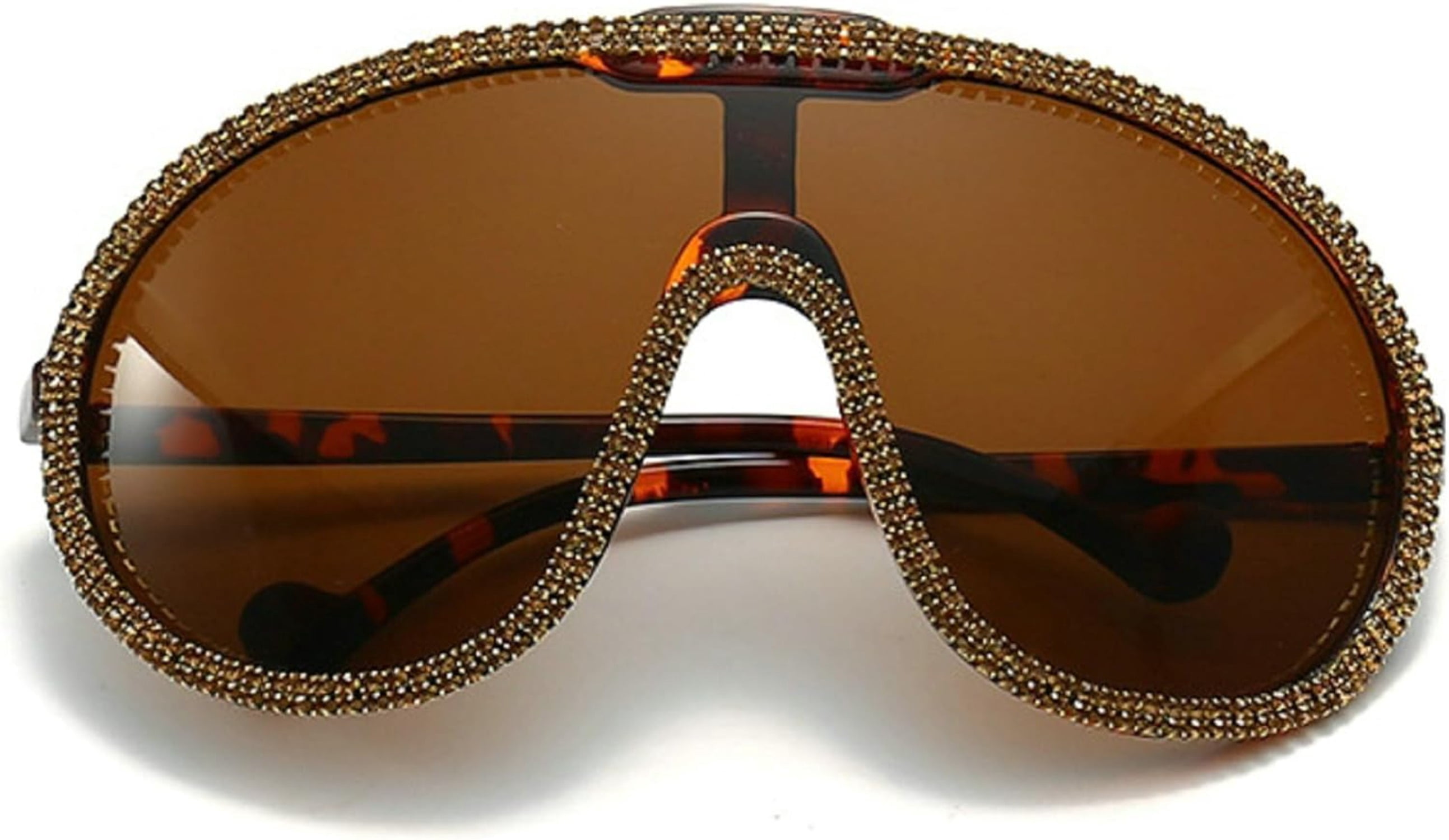 WOMAN’S Oversized One Piece Sunglasses For Fashion 
UV400 Shield *NEW* Amazon.com: GFUIARA Trendy Oversized Sunglasses for Women  main image 2