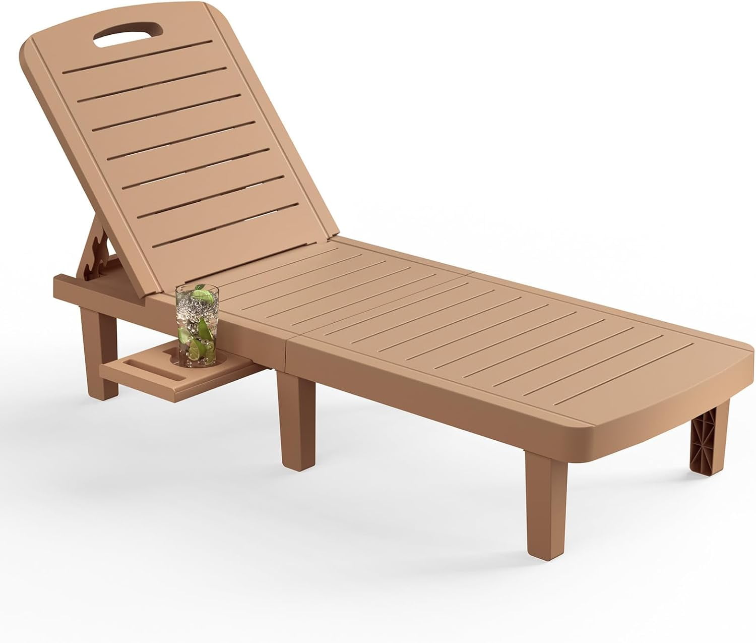 Oversized Outdoor Lounge Chairs ，Patio Lounge Chair with Adjustable