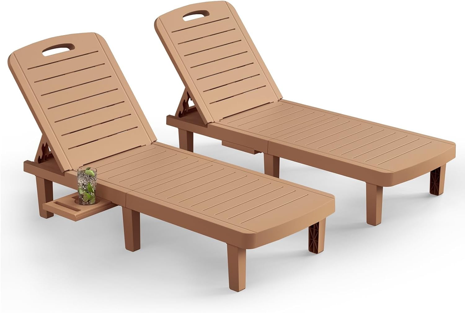 Oversized Outdoor Lounge Chairs ???Patio Lounge Chair with Adjustable Backrest Pool Chaise Lounge ...