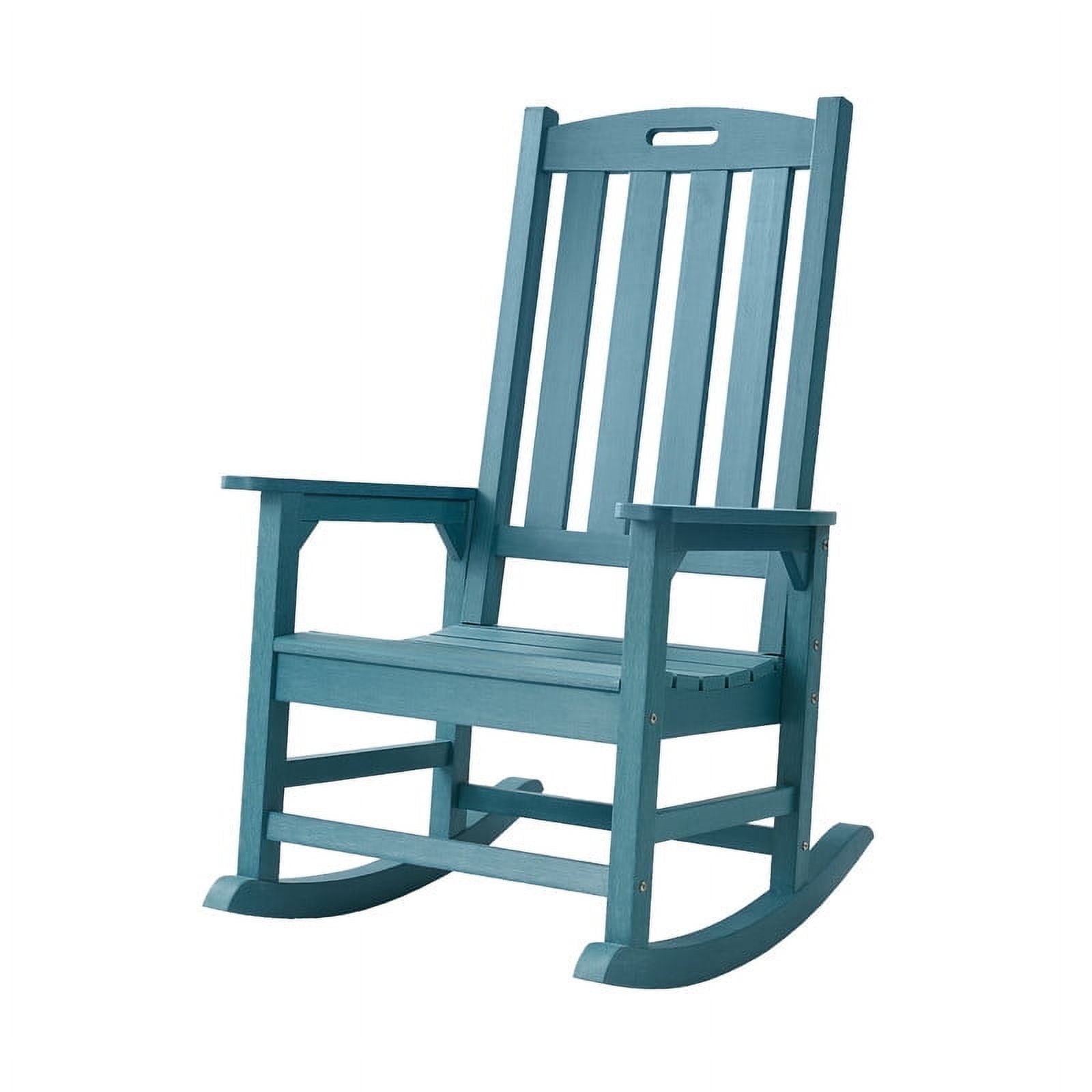 GONICHA Oversized Outdoor Rocking Chair,Easy to Assemble High Density ...