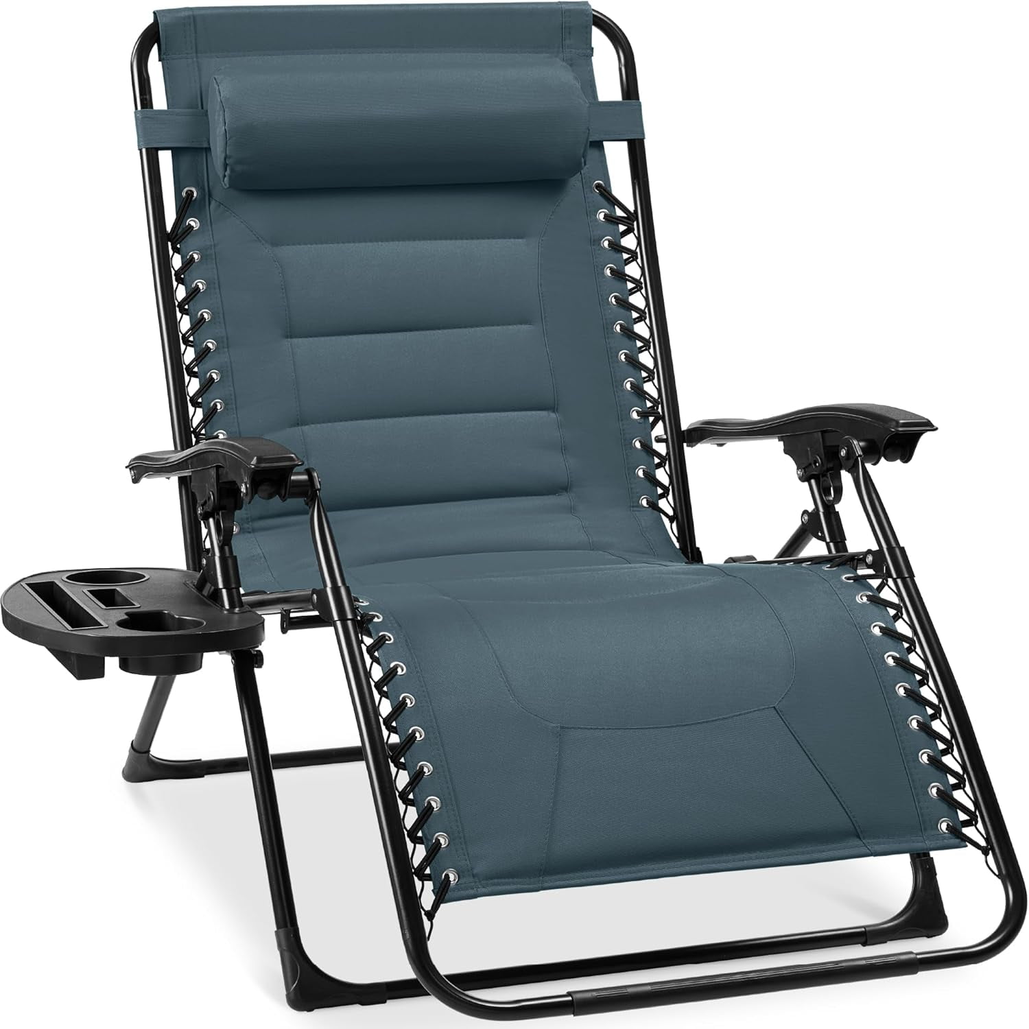 Photo inspiration: Gallery Detail: Oversized Padded Zero Gravity Chair Folding Outdoor Patio Recliner Xl