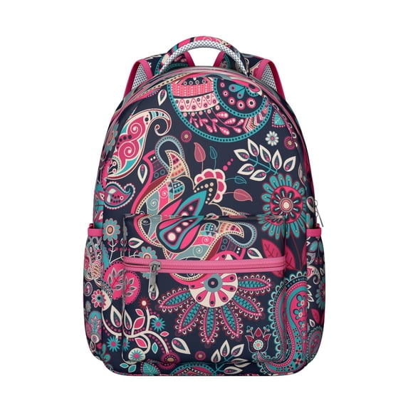 Oversized Paisley Backpack – Roomy Paisley Gift for College Students, Extra-Large Water-Resistant Bookbag, Fits 17" Laptop, Perfect for Heavy School Loads