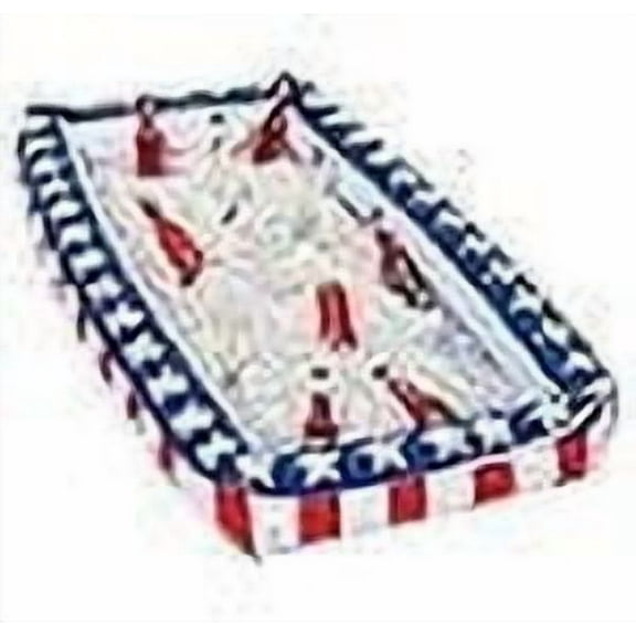 4E's Novelty Patriotic Inflatable Serving Bar, 4th of July Ice Tray Buffet Cooler